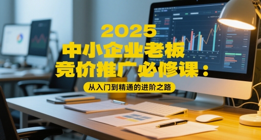 2025中小企业老板竞价推广必修课：从入门到精通的进阶之路-鲲鹏云网创