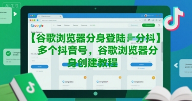 谷歌浏览器分身登陆多个抖音号，谷歌浏览器分身创建教程-鲲鹏云网创