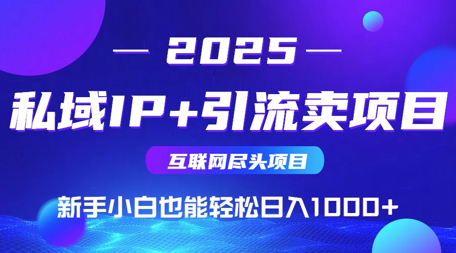 私域IP+卖项目，普通人小白也能轻松实现日入1000+-鲲鹏云网创