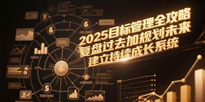 （15199期）2025目标管理全攻略，复盘过去加规划未来，建立持续成长系统-鲲鹏云网创