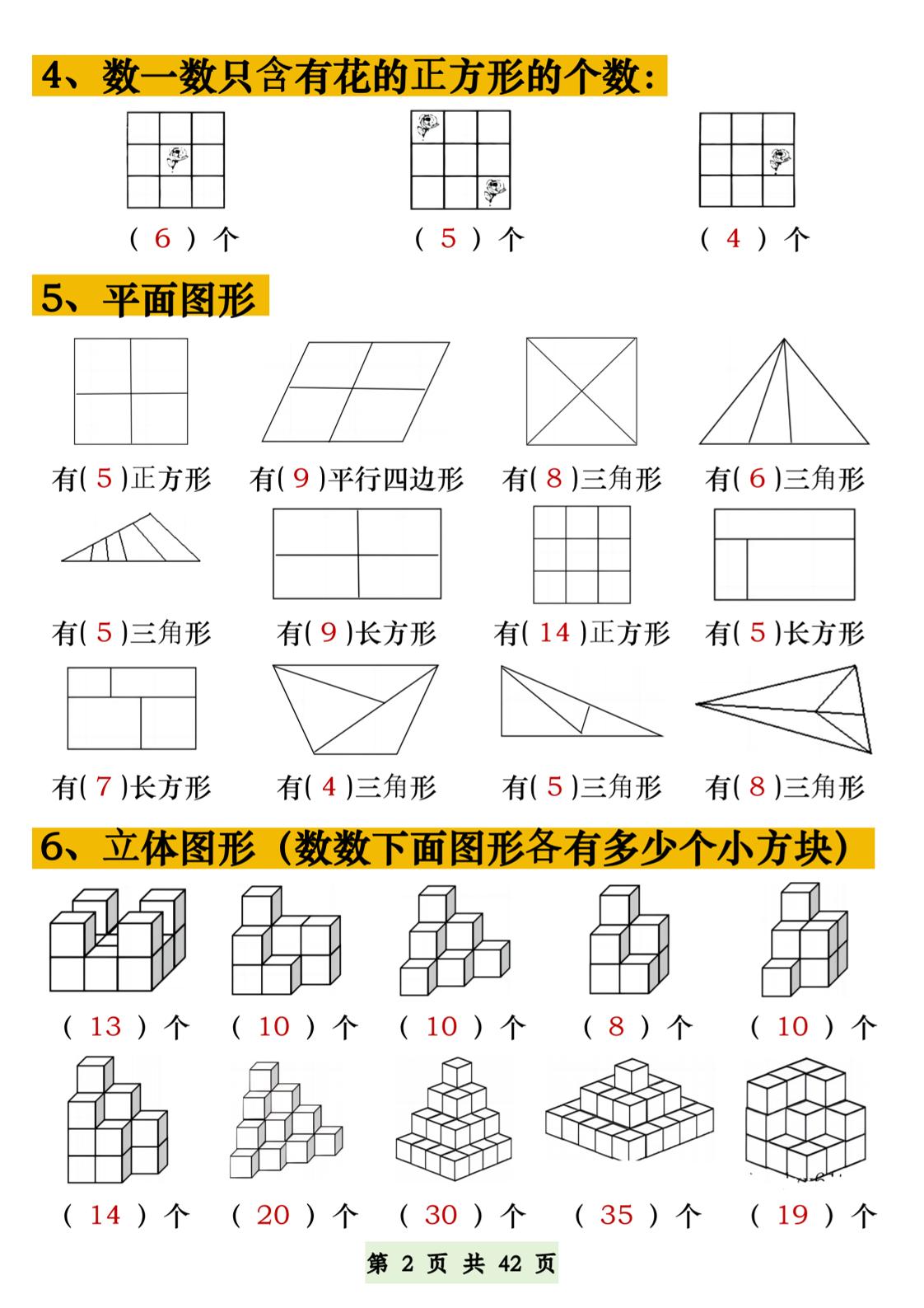 一年级下册数学五大常考专项练习-鲲鹏云网创