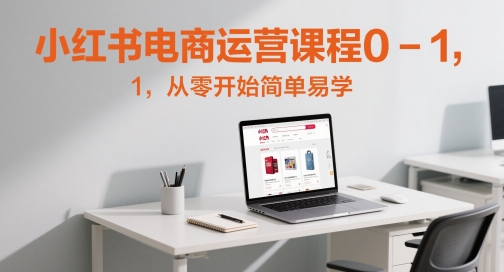小红书电商运营课程0-1，从零开始简单易学-鲲鹏云网创