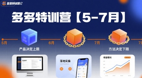 多多特训营【5-7月】产品决定上限，方法决定下限，各种玩法技巧落地实操-鲲鹏云网创