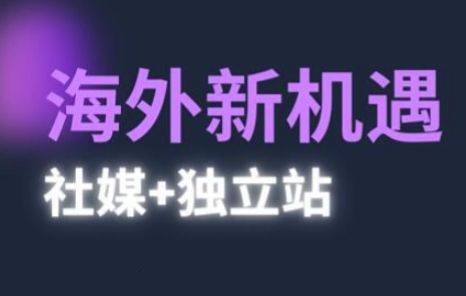2025出海新机遇(社媒+独立站)，海外新机遇，实现独立站的高效运营与出海-鲲鹏云网创