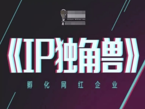 IP独角兽，孵化网红企业，ip教程-鲲鹏云网创