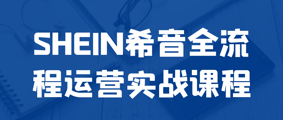 SHEIN希音全流程运营实战课程-鲲鹏云网创