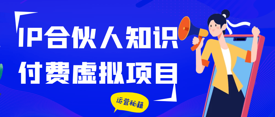 IP合伙人知识付费虚拟项目-鲲鹏云网创