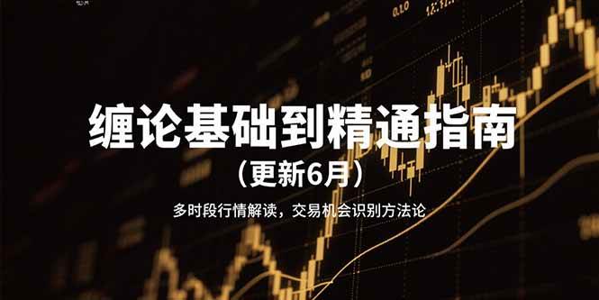 （15184期）缠论基础到精通指南（更新6月）多时段行情解读，交易机会识别方法论-鲲鹏云网创