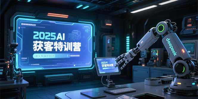 （15289期）2025AI获客特训营，AI图文视频全制作，deepseek工具实操教学-鲲鹏云网创