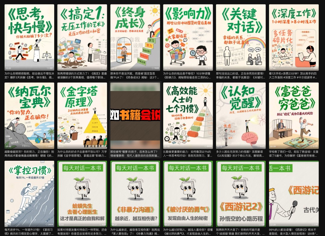 利用扣子工作流制作AI视频工具，一键制作“假如书籍会说话”爆款视频保姆级教程-鲲鹏云网创