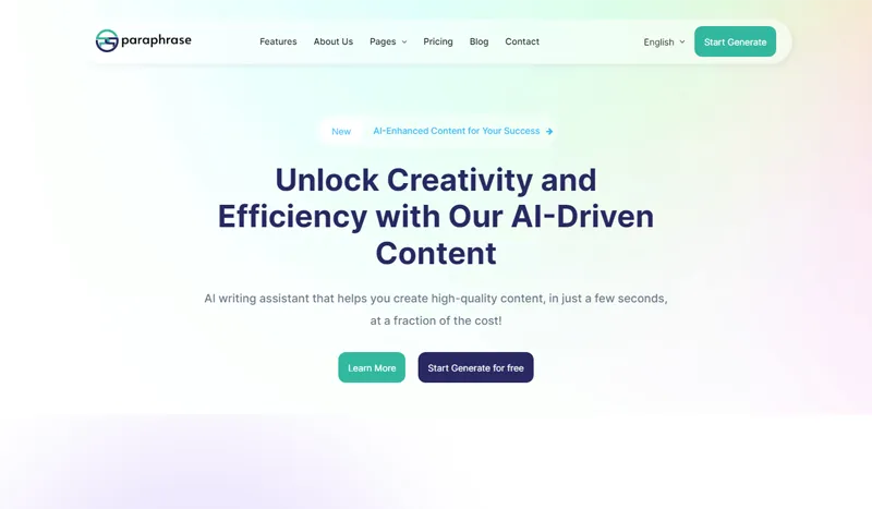 Bootstrap响应式AI写作助手官网源码-鲲鹏云网创