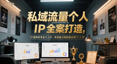 私域流量个人IP全案打造，打造特色专业个人IP，未来最值钱的是你的个人IP-鲲鹏云网创