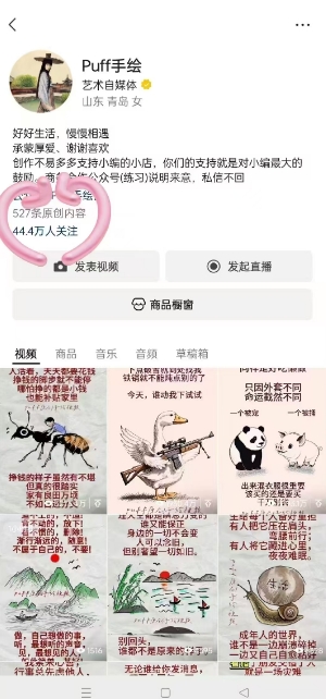 Puff手绘视频号分成项目，三天过分成计划，简单易上手，适合新手-鲲鹏云网创