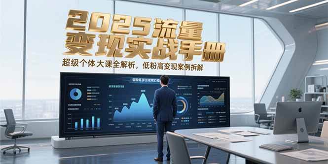 （15188期）2025流量变现实战手册，超级个体大课全解析，低粉高变现案例拆解-鲲鹏云网创