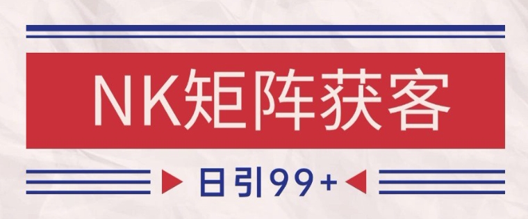 小红书某音NK赛道引流获客 自热矩阵日引200+【揭秘】-鲲鹏云网创
