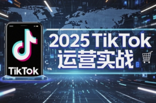 2025TikTok电商运营，掌握TikTok店铺运营核心技巧，实现低成本高转化-鲲鹏云网创