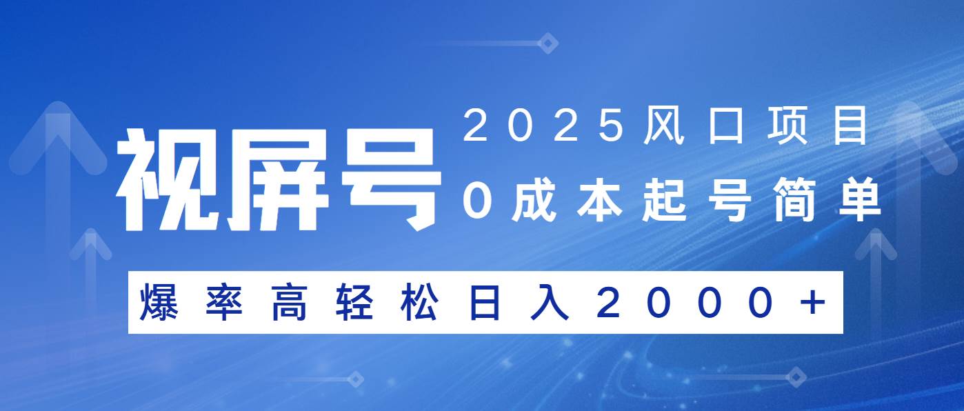 （14157期）2025风口项目，视频号带货，起号简单，爆率高轻松日入2000+-鲲鹏云网创