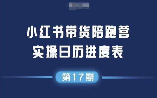 小红书第17期带货陪跑营，不囤货，无不直播，无不投流，通过选品+笔记内容+测品+笔记铺量+矩阵运营打爆款-鲲鹏云网创
