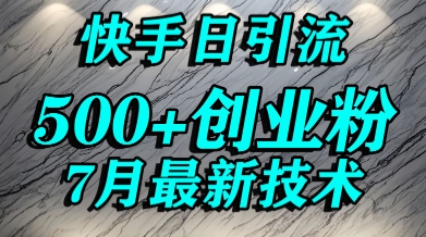 创业粉怎么打？快手精准引流创业粉，宝妈群体日进500+精准流量-鲲鹏云网创