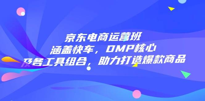 （14131期）京东电商运营班：涵盖快车，DMP核心及各工具组合，助力打造爆款商品-鲲鹏云网创