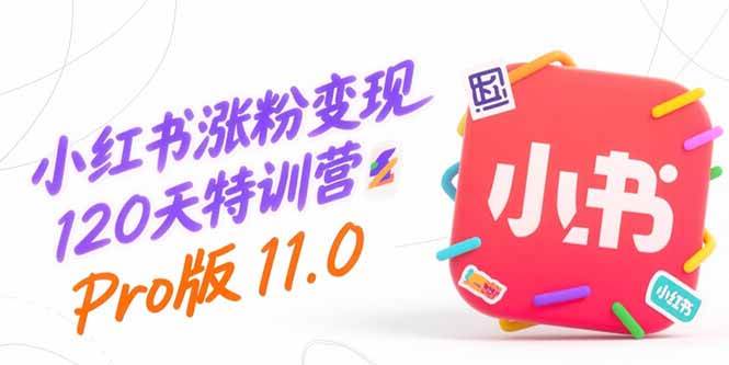 （15432期）小红书涨粉变现120天特训营Pro版11.0：从0到1掌握平台运营,内容制作和变现-鲲鹏云网创