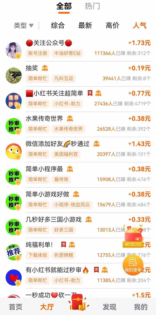 （14510期）零撸小项目免费分享 点赞助力 无任何门槛 手机随时可做 单日收益200＋-鲲鹏云网创