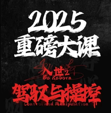 2025重磅大课，入世2，驾驭与控制-鲲鹏云网创