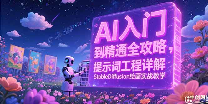 （15181期）AI入门到精通全攻略，提示词工程详解，StableDiffusion绘画实战教学-鲲鹏云网创