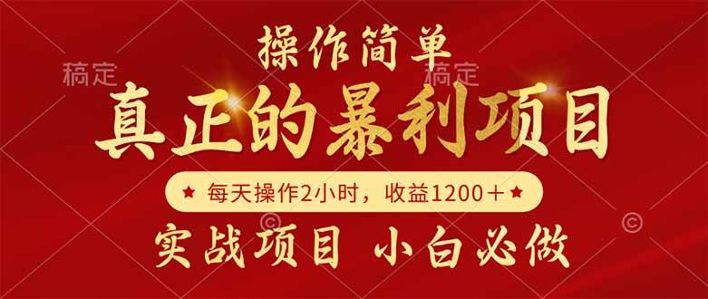 （14978期）真正的暴利项目，操作简单，每天收益1200＋，自己做老板-鲲鹏云网创