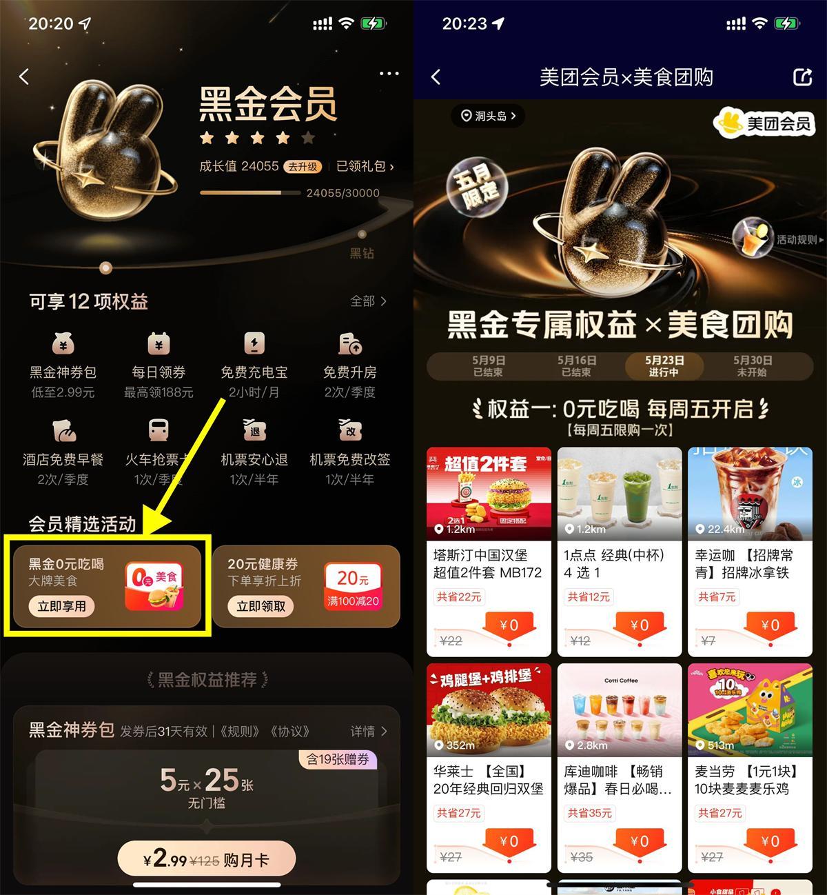 美团黑金以上会员全场0亓任选-鲲鹏云网创
